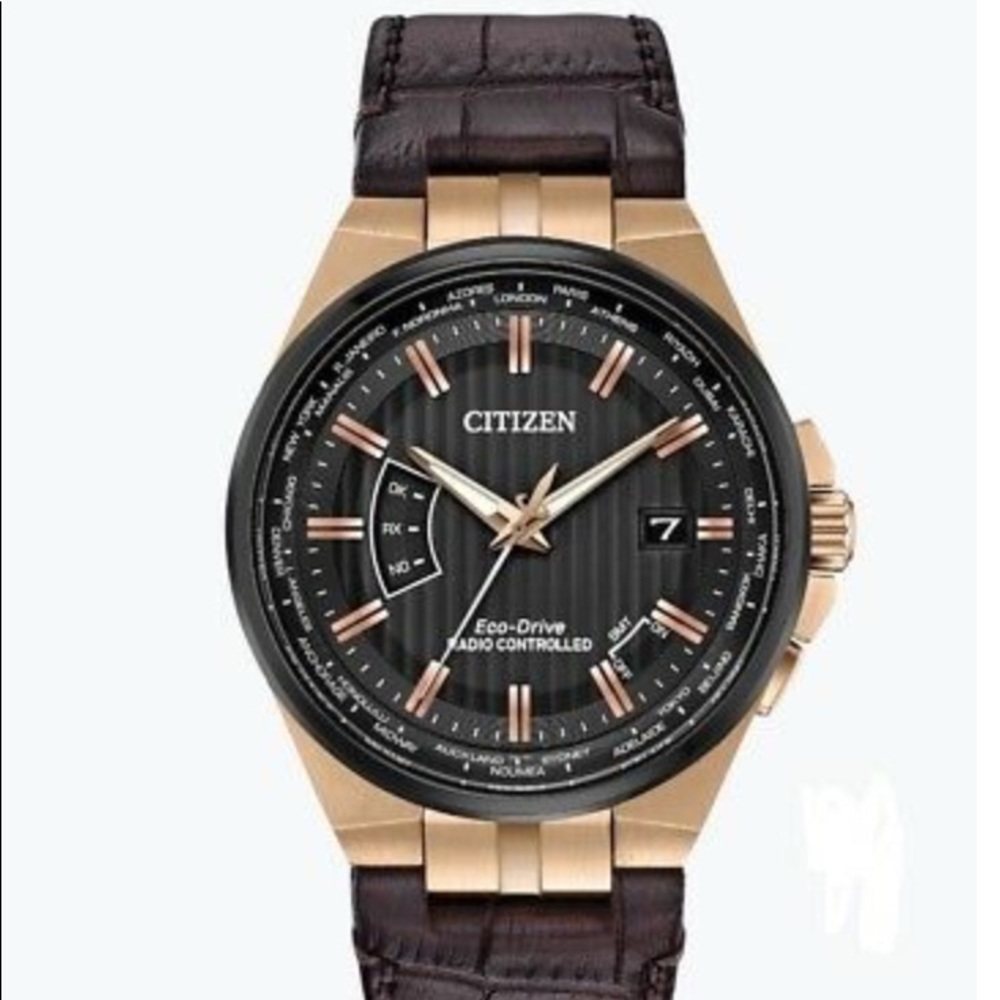 Citizen Eco-Drive Rose Gold 42mm Watch CB0168-08E
